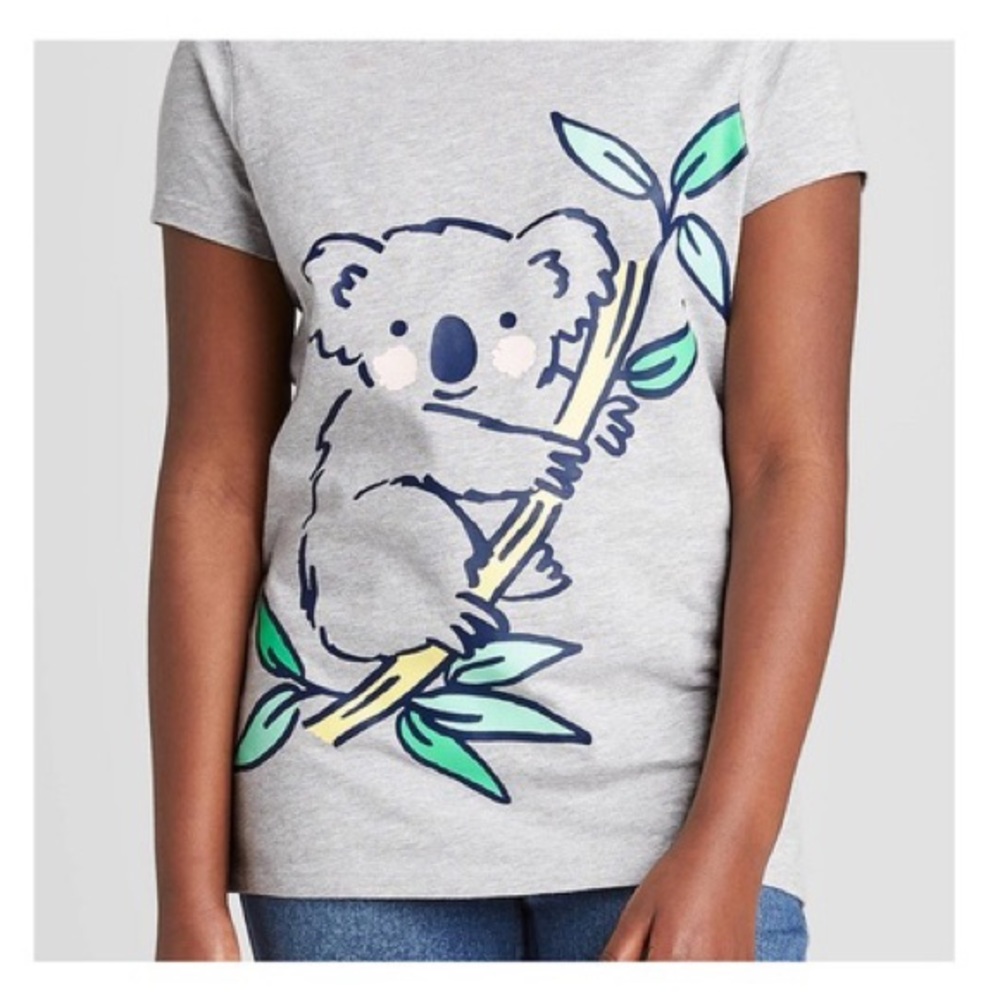 Kids Graphic Gray Tee